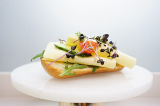 Halbes belegtes Brötchen - Gouda